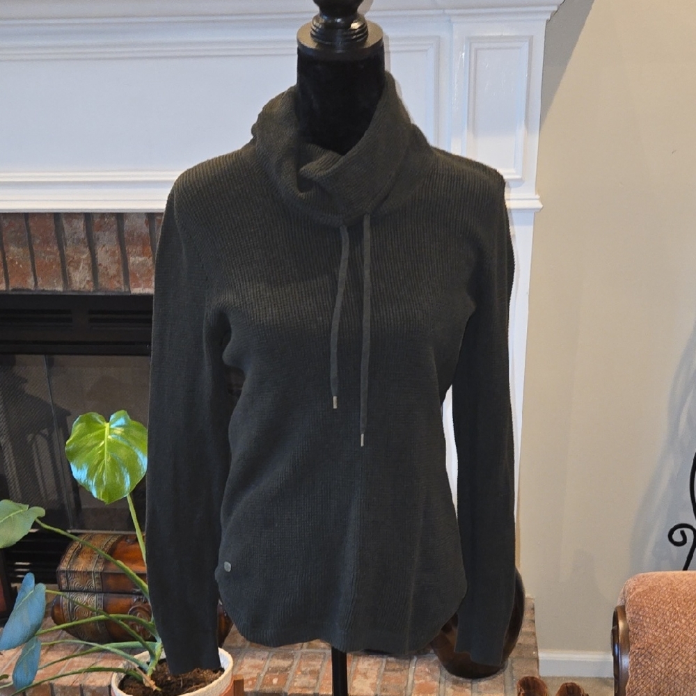 Ralph Lauren Olive Green Cowl Neck Sweater